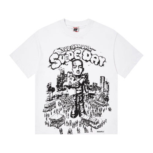 ASAALL Illustrated Front Graphic T-Shirt — hero